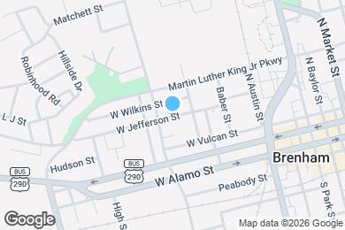 Map image of the property - 510 W Jefferson St