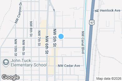 Map image of the property - 553 NW 4th St