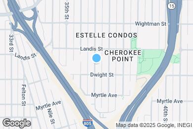 Map image of the property - 3637 36th St