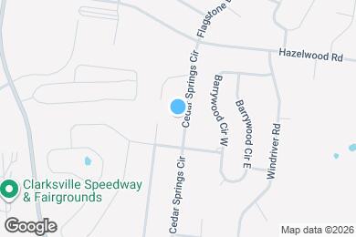 Map image of the property - 1648 Cedar Springs Cir