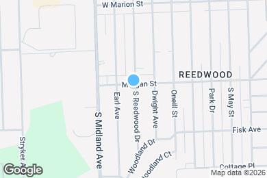 Map image of the property - 301 S Reedwood Dr