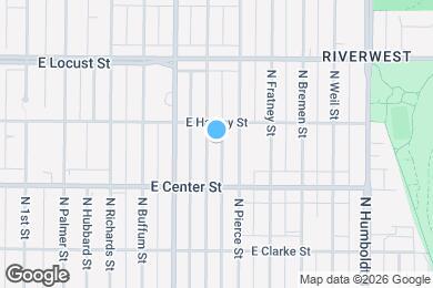 Map image of the property - 2756 N Booth St