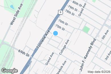 Map image of the property - 1609 74th St