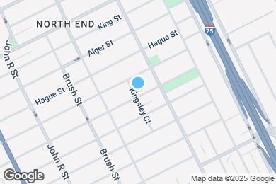 Map image of the property - 607 E Euclid St