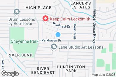 Map image of the property - 3413 Parkhaven Dr
