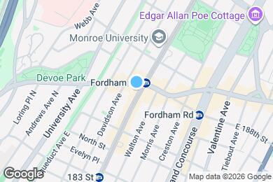 Map image of the property - 2441 Jerome Ave