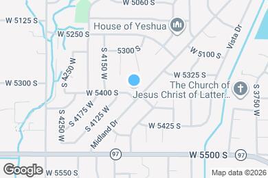Map image of the property - 4086 W 5400 S