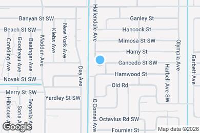 Map image of the property - 590 Gancedo St SW