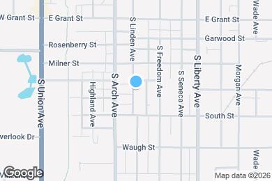 Map image of the property - 1134 S Linden Ave