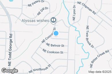 Map image of the property - 2116 NE Cromwell St