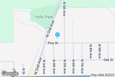 Map image of the property - North Park Apartments