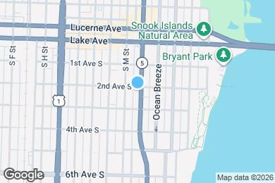 Map image of the property - 205 S Federal Hwy