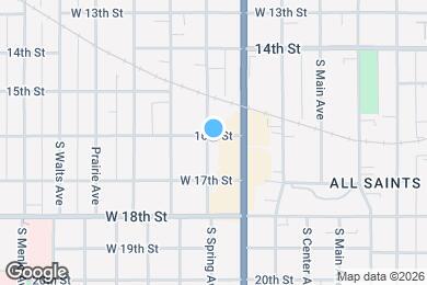 Map image of the property - 425-427 W 16th St