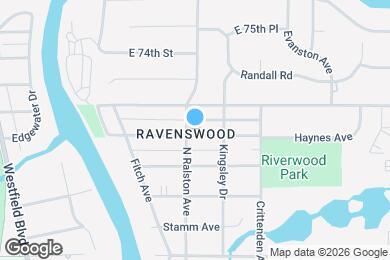 Map image of the property - 1608 E 73rd St