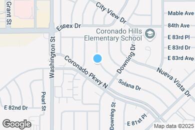 Map image of the property - 8281 Solana Dr