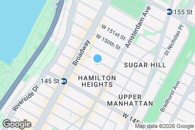 Map image of the property - Room in Shared 4 bed/2 bath home in Hamilton Heights