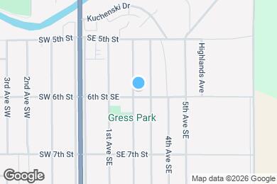 Map image of the property - 225 6th St SE