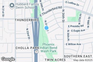 Map image of the property - 13602 N 34th Pl