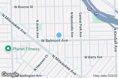 Map image of the property - 3718 W Belmont Ave