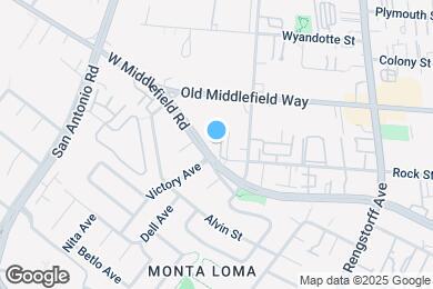 Map image of the property - 2516 W Middlefield Rd