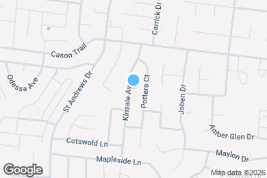 Map image of the property - 1733 Kinsale Ave