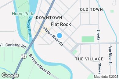 Map image of the property - 26144 E Huron River Dr