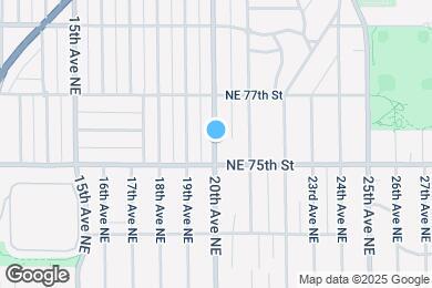 Map image of the property - 7514 20th Ave NE