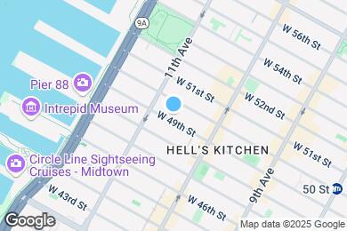 Map image of the property - 539 W 49th St