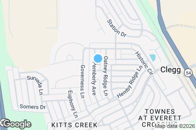 Map image of the property - 1033 Pemberly Ave