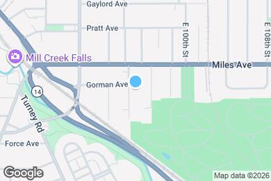 Map image of the property - 4239 E 96th St