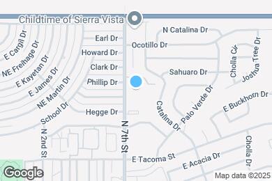 Map image of the property - Vista Village Apartments