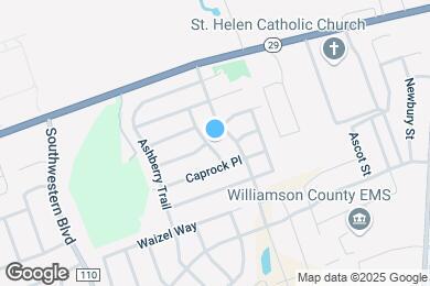 Map image of the property - 1601 Briar Hill Dr