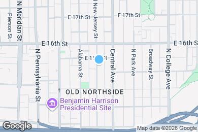 Map image of the property - 1455 N New Jersey St