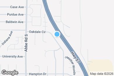 Map image of the property - 334 Oakdale Cir