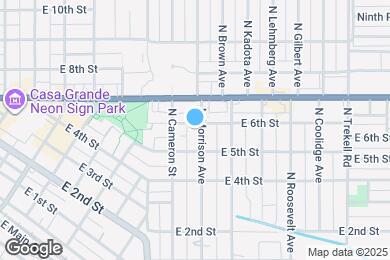 Map image of the property - 515 E 6th St