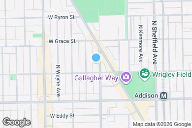 Map image of the property - 3716 N Racine Ave