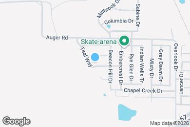 Map image of the property - 1421 Teal Way