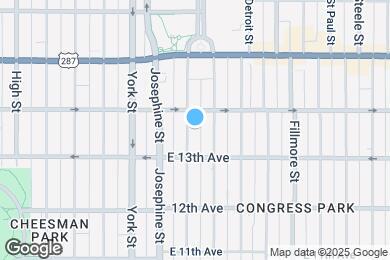 Map image of the property - 1350 Columbine St