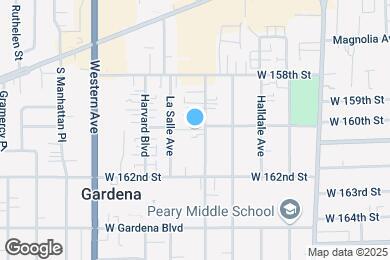 Map image of the property - 16001 Denker Ave