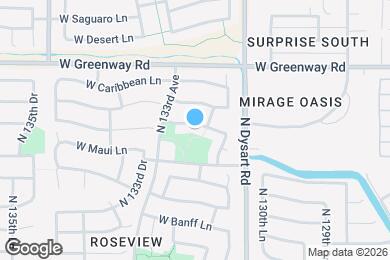 Map image of the property - 13227 W Port Au Prince Ln
