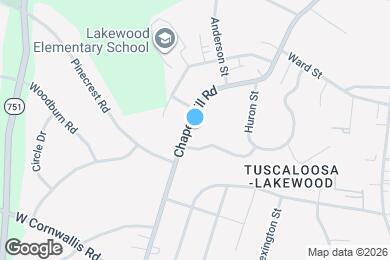 Map image of the property - 2529 Chapel Hill Rd
