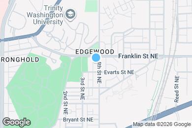 Map image of the property - 2716 4th St NE