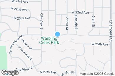 Map image of the property - 2180 W 24th Ave