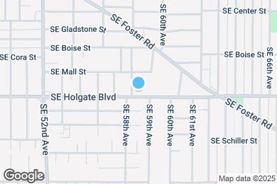 Map image of the property - 5825 SE Holgate Blvd Unit A