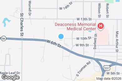 Map image of the property - 1055 W 10th St