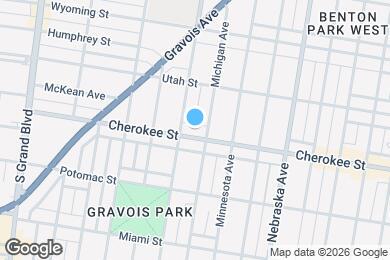 Map image of the property - 3145 Cherokee St