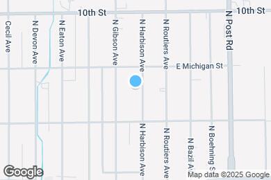 Map image of the property - 404 N Harbison Ave