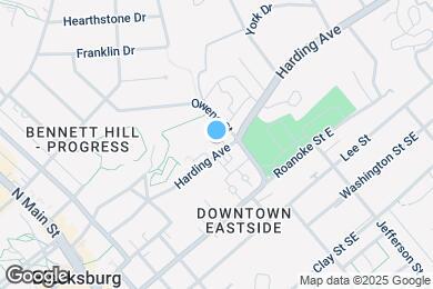 Map image of the property - 435 Harding Ave