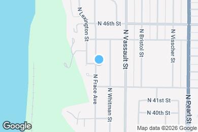 Map image of the property - 4233 N Frace Ave
