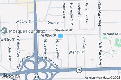 Map image of the property - 9307 Nordica Ave